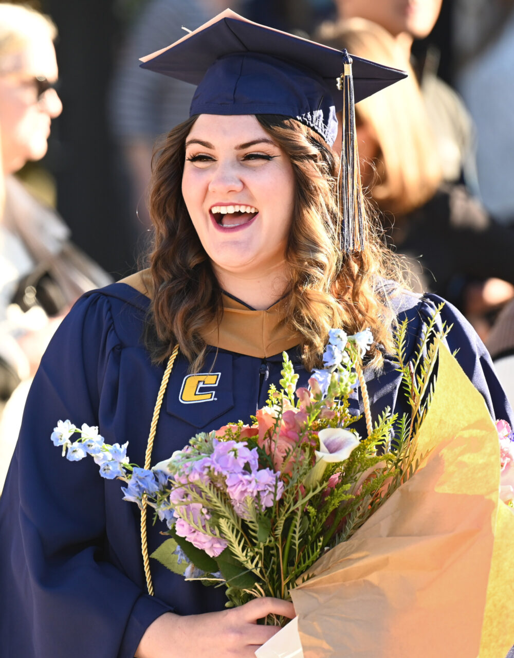 Students participate in the Graduate School commencement Friday, Dec. 15, 2023 in McKenzie Arena.
