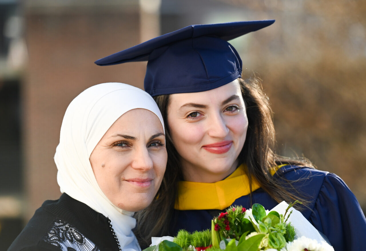 Students participate in the Graduate School commencement Friday, Dec. 15, 2023 in McKenzie Arena.