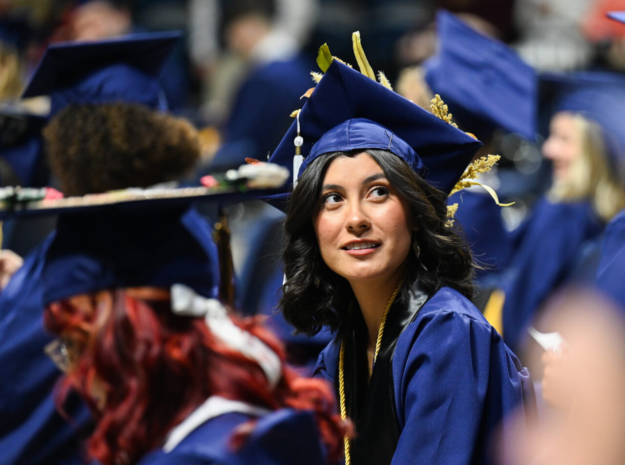 First ceremony of undergraduate commencement Saturday, Dec. 16, 2023 in McKenzie Arena.