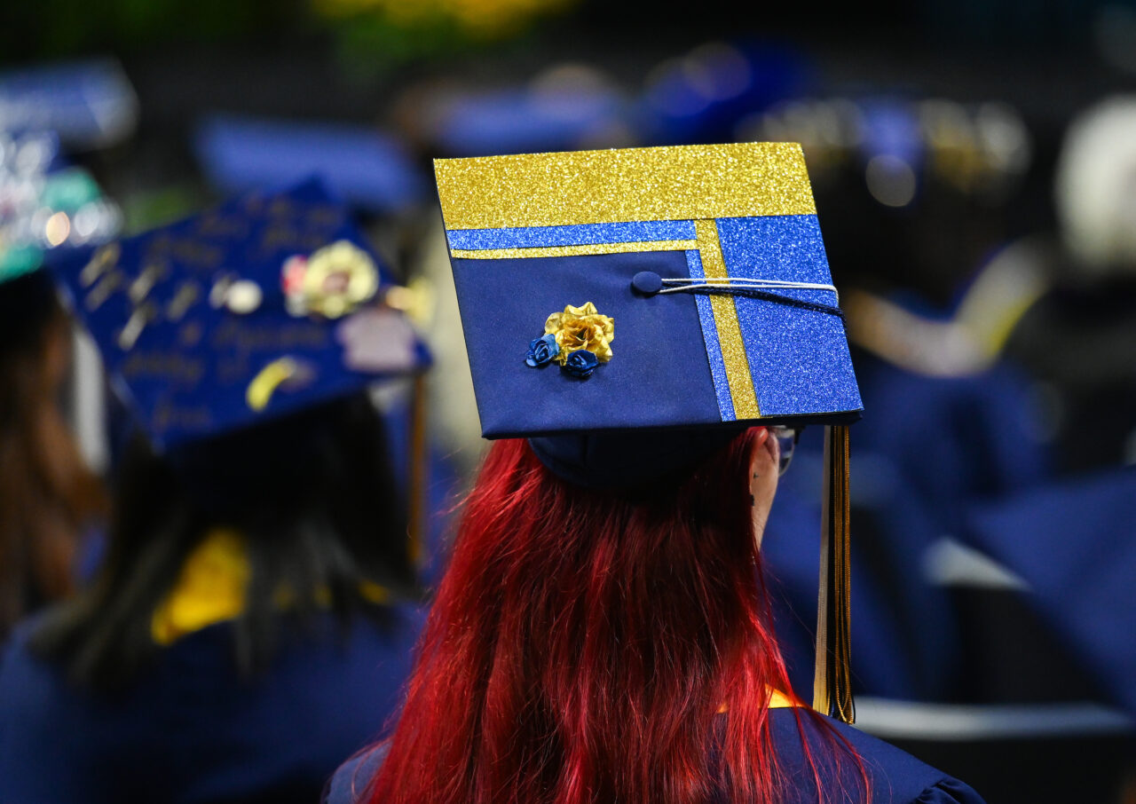 First ceremony of undergraduate commencement Saturday, Dec. 16, 2023 in McKenzie Arena.