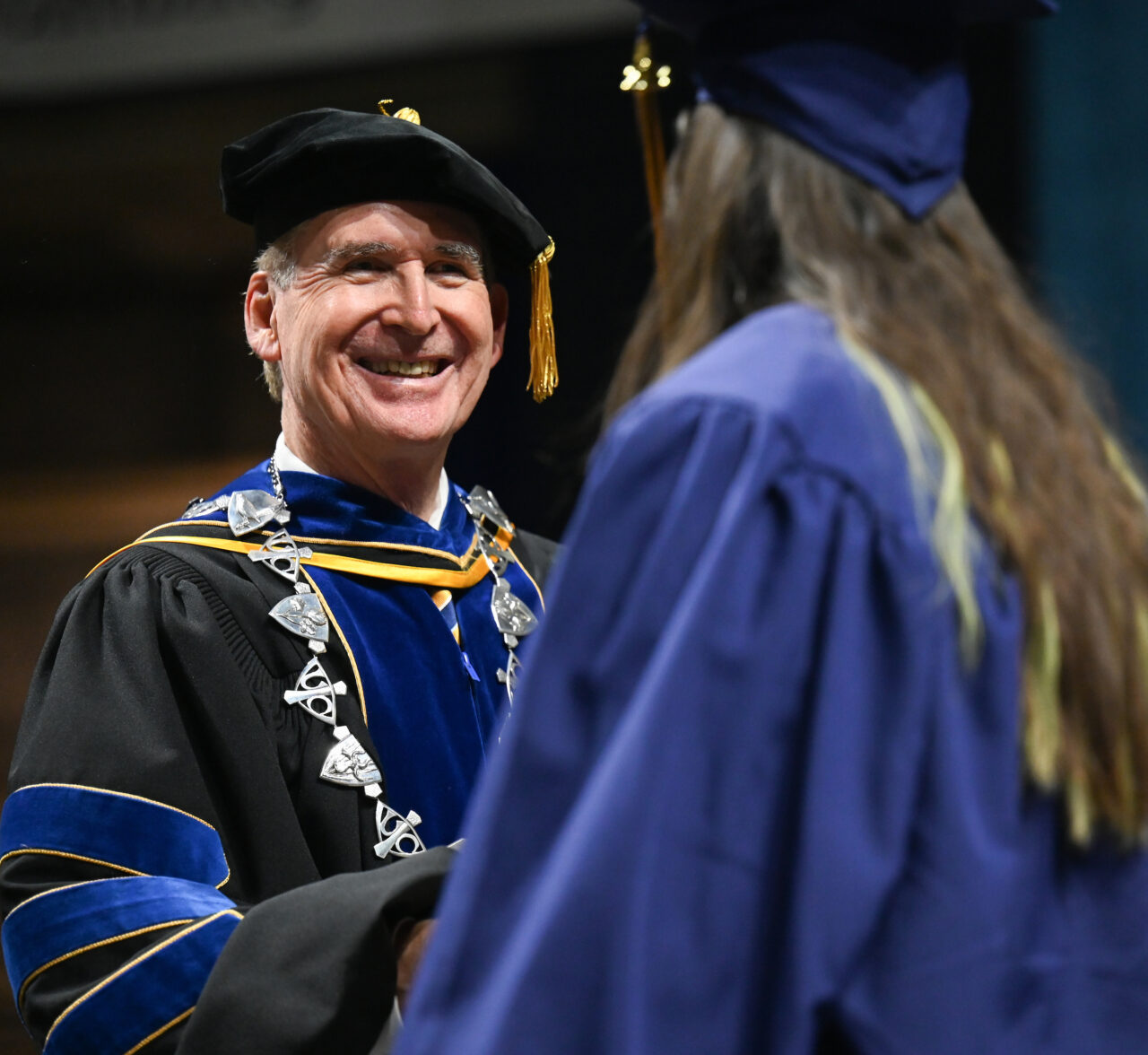 First ceremony of undergraduate commencement Saturday, Dec. 16, 2023 in McKenzie Arena.