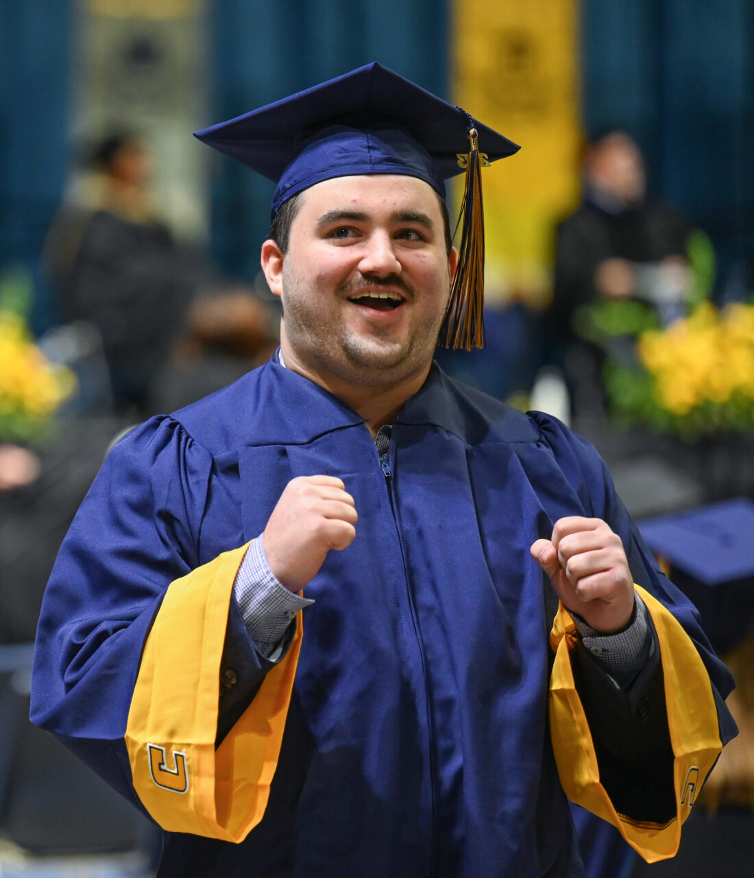 First ceremony of undergraduate commencement Saturday, Dec. 16, 2023 in McKenzie Arena.