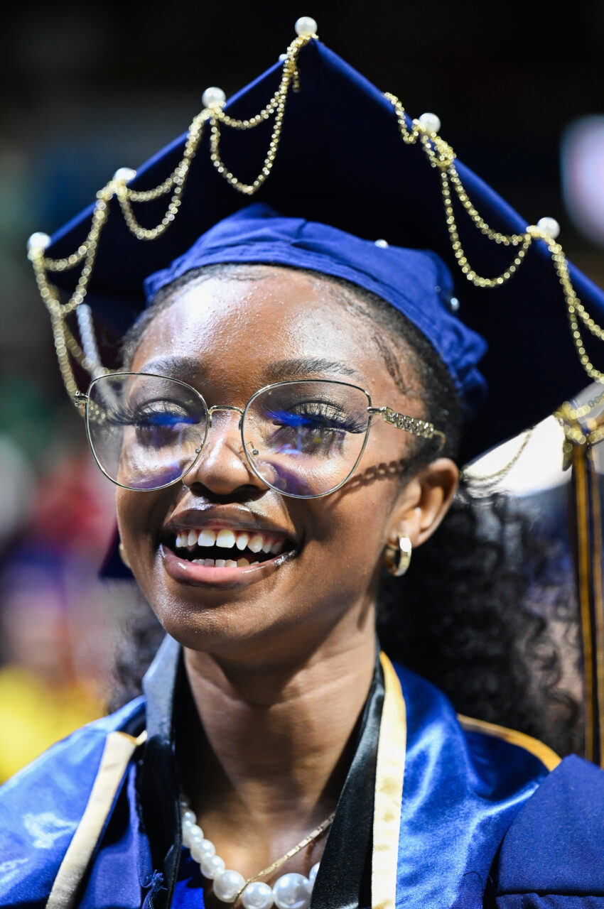 First ceremony of undergraduate commencement Saturday, Dec. 16, 2023 in McKenzie Arena.