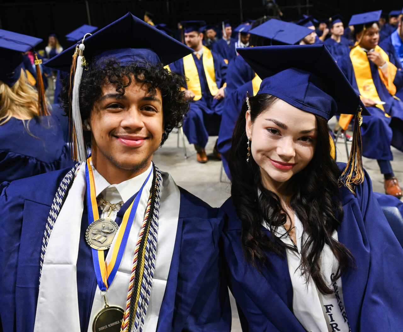 First ceremony of undergraduate commencement Saturday, Dec. 16, 2023 in McKenzie Arena.