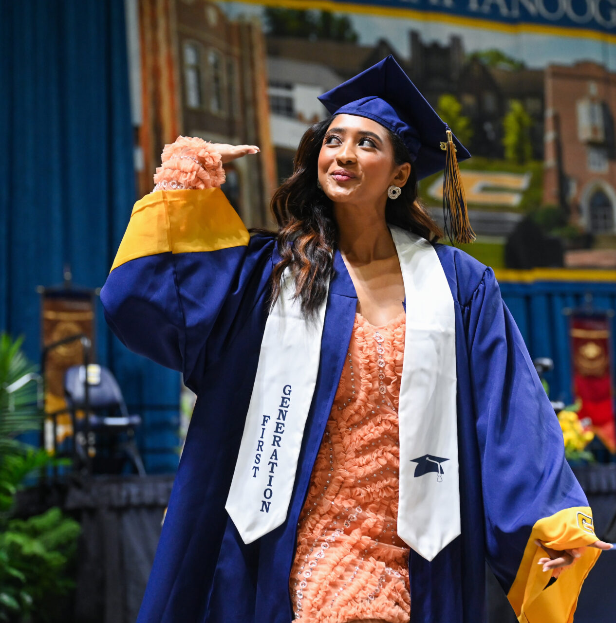First ceremony of undergraduate commencement Saturday, Dec. 16, 2023 in McKenzie Arena.