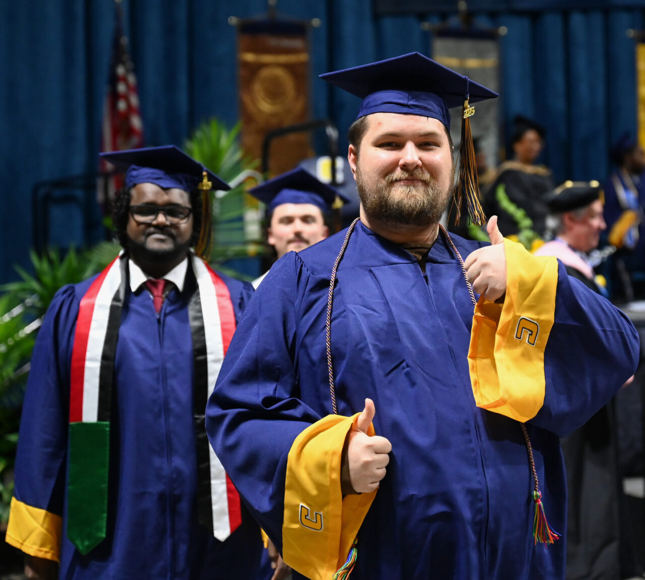First ceremony of undergraduate commencement Saturday, Dec. 16, 2023 in McKenzie Arena.