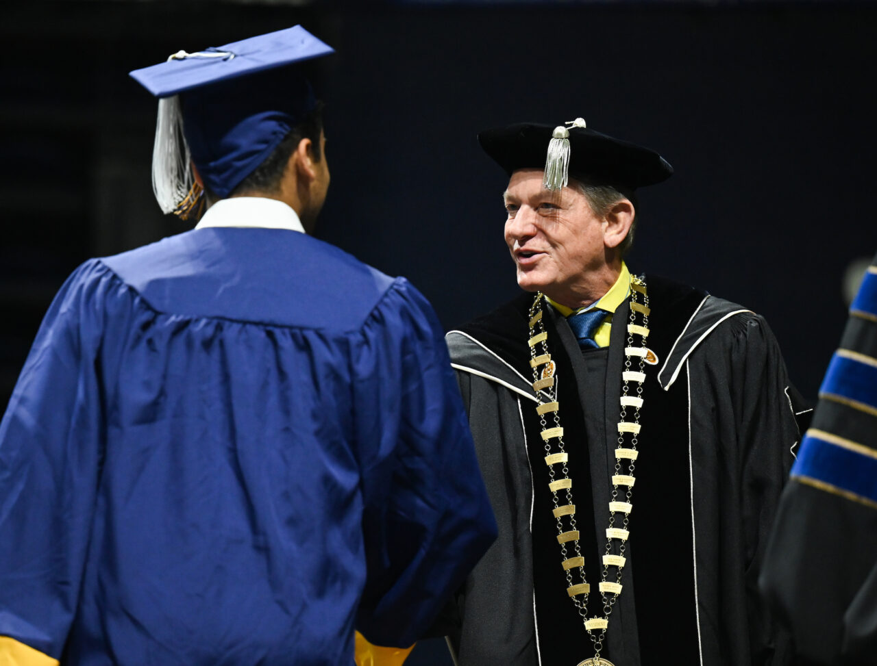 Second ceremony of undergraduate commencement Saturday, Dec. 16, 2023 in McKenzie Arena.