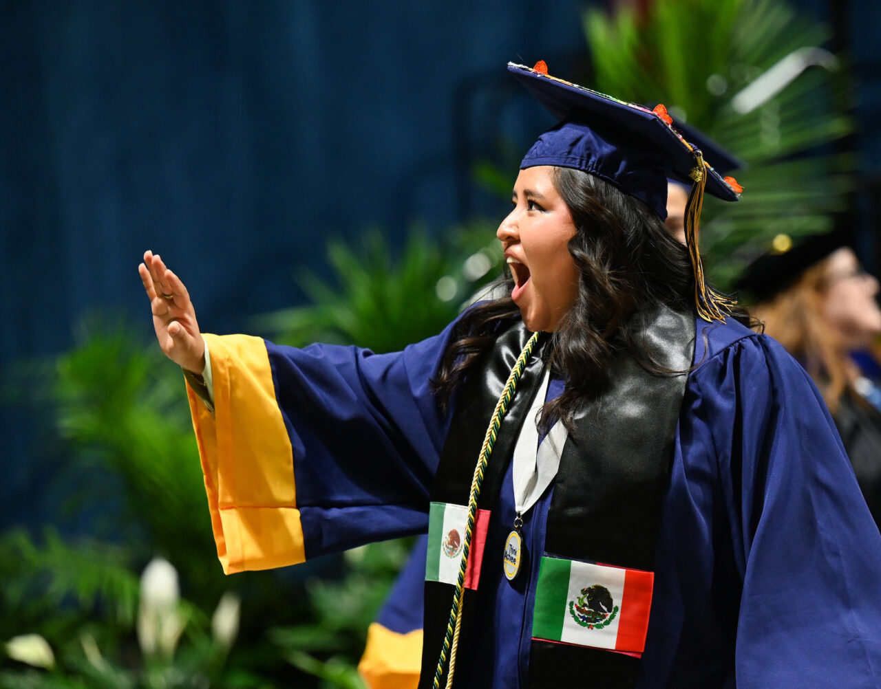 Second ceremony of undergraduate commencement Saturday, Dec. 16, 2023 in McKenzie Arena.