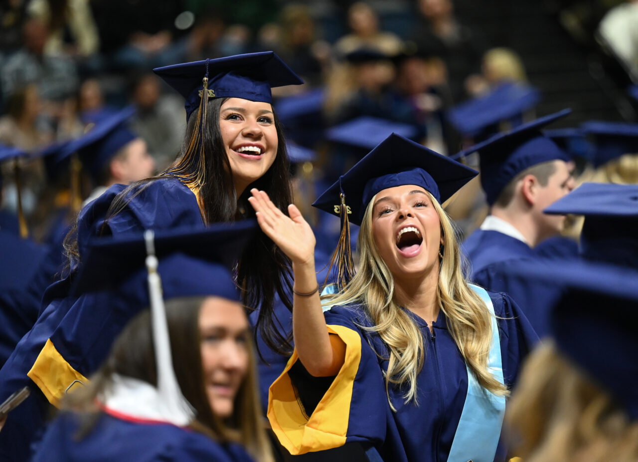 Second ceremony of undergraduate commencement Saturday, Dec. 16, 2023 in McKenzie Arena.