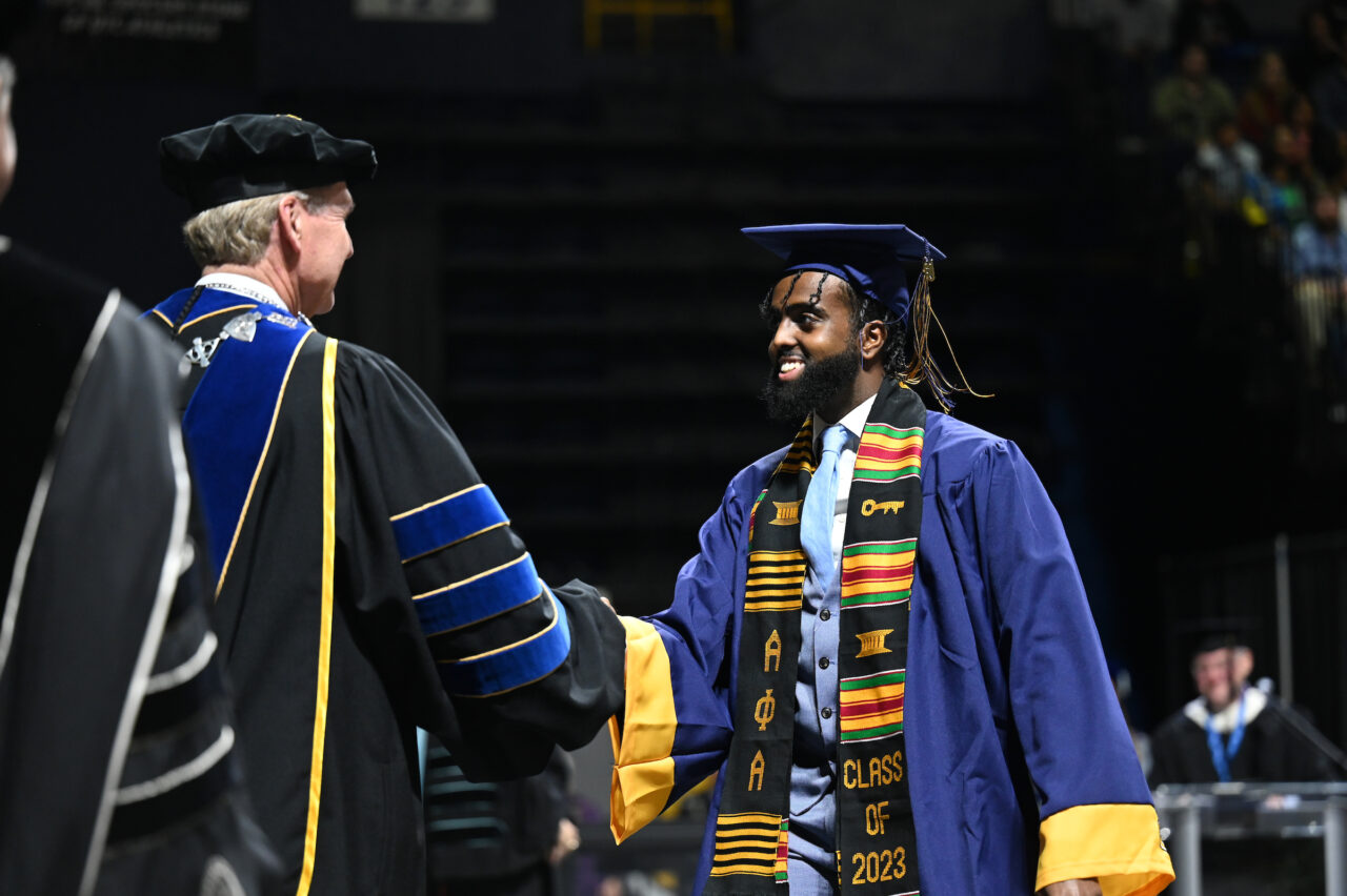 Second ceremony of undergraduate commencement Saturday, Dec. 16, 2023 in McKenzie Arena.