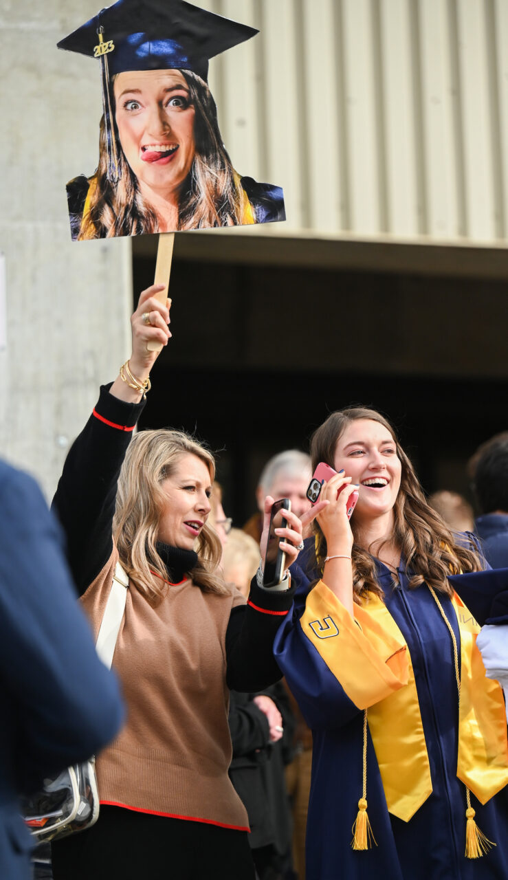 Second ceremony of undergraduate commencement Saturday, Dec. 16, 2023 in McKenzie Arena.