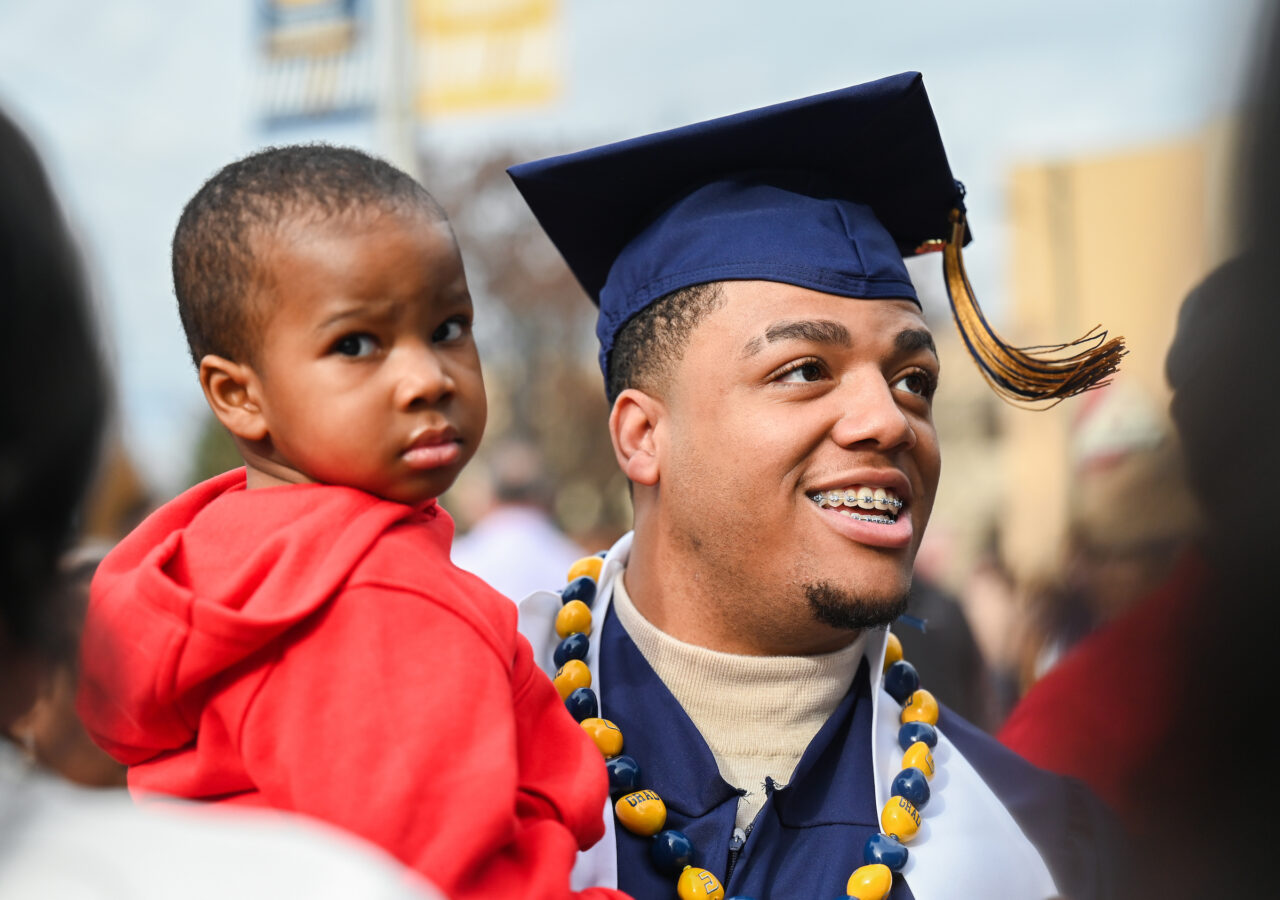 Second ceremony of undergraduate commencement Saturday, Dec. 16, 2023 in McKenzie Arena.