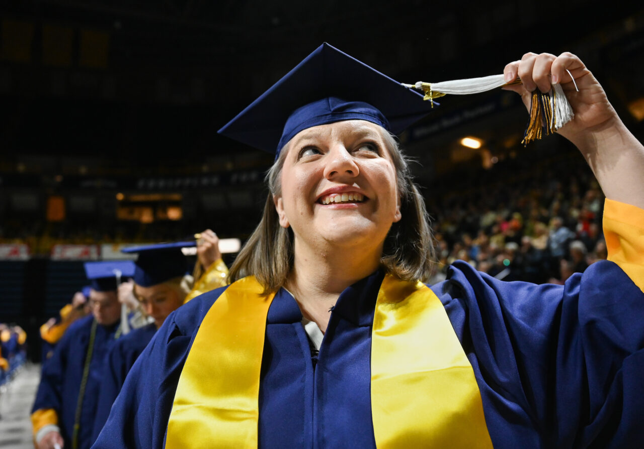 Second ceremony of undergraduate commencement Saturday, Dec. 16, 2023 in McKenzie Arena.
