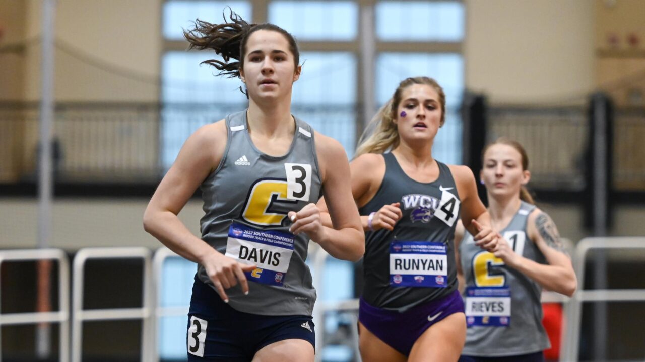 Emmy Davis was on the all-Southern Conference team for three years in indoor track (photo credit: GoMocs.com).