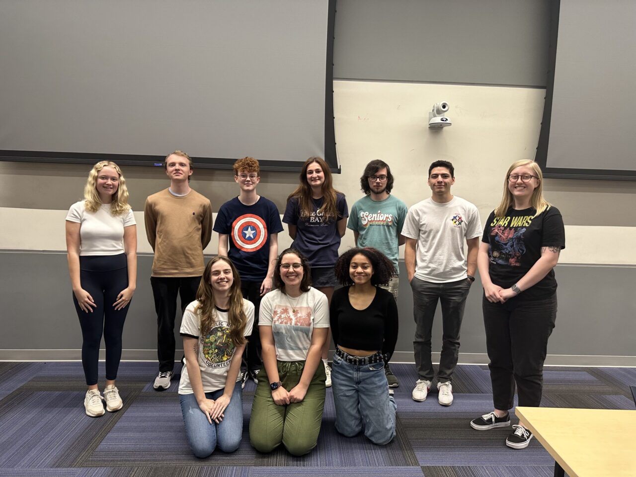 Dahlen Elstran, right, restarted the UTC Math Club in 2023 (photo courtesy of Dahlen Elstran).