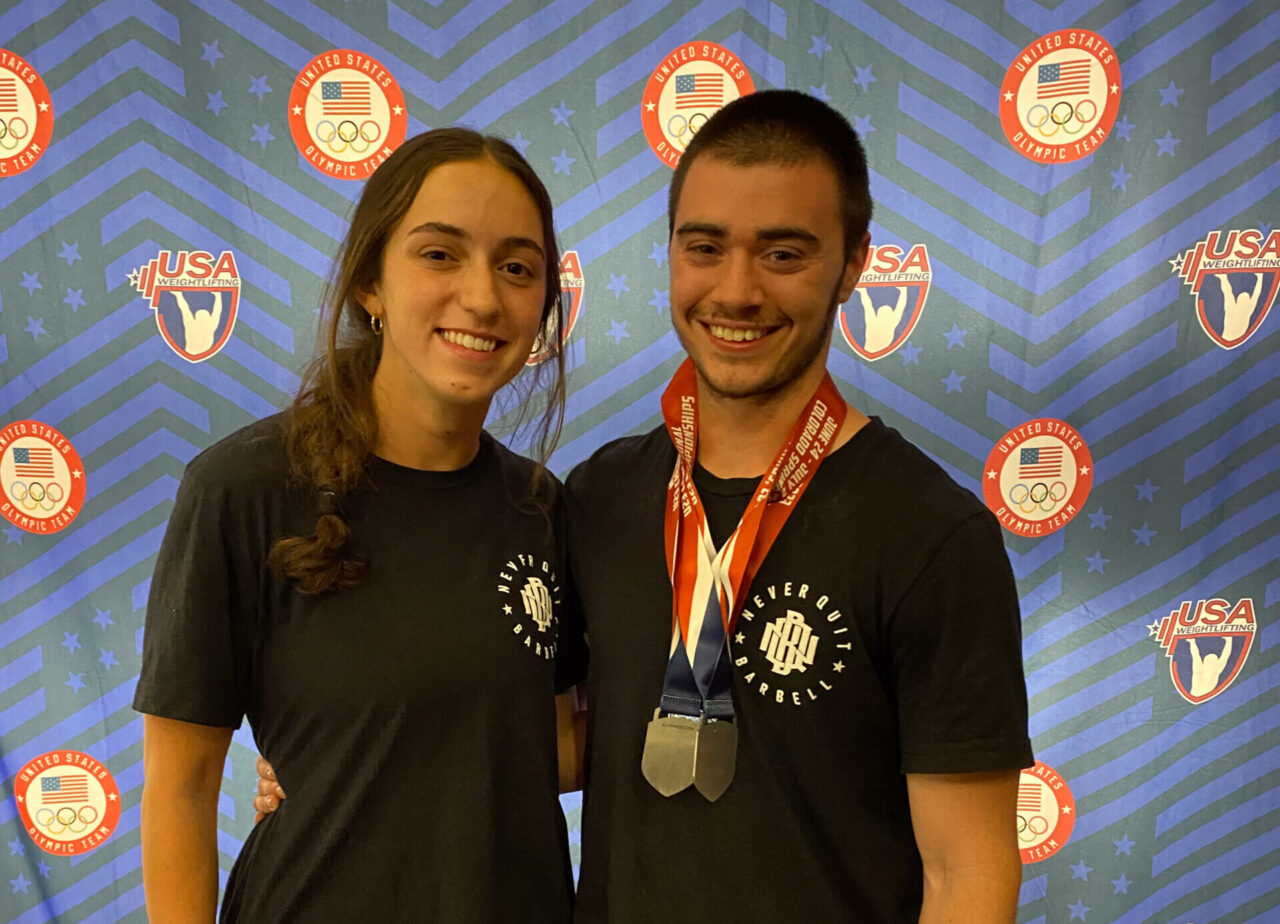 Emily McKinney and Connor Callaway are the founders of the UTC Weightlifting Club (photo courtesy of Emily McKinney).