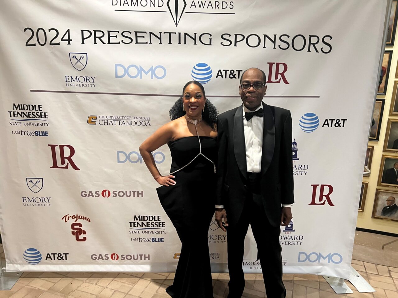 Stacy Lightfoot and Mark Dodd, founder of the Not Alone Foundation.