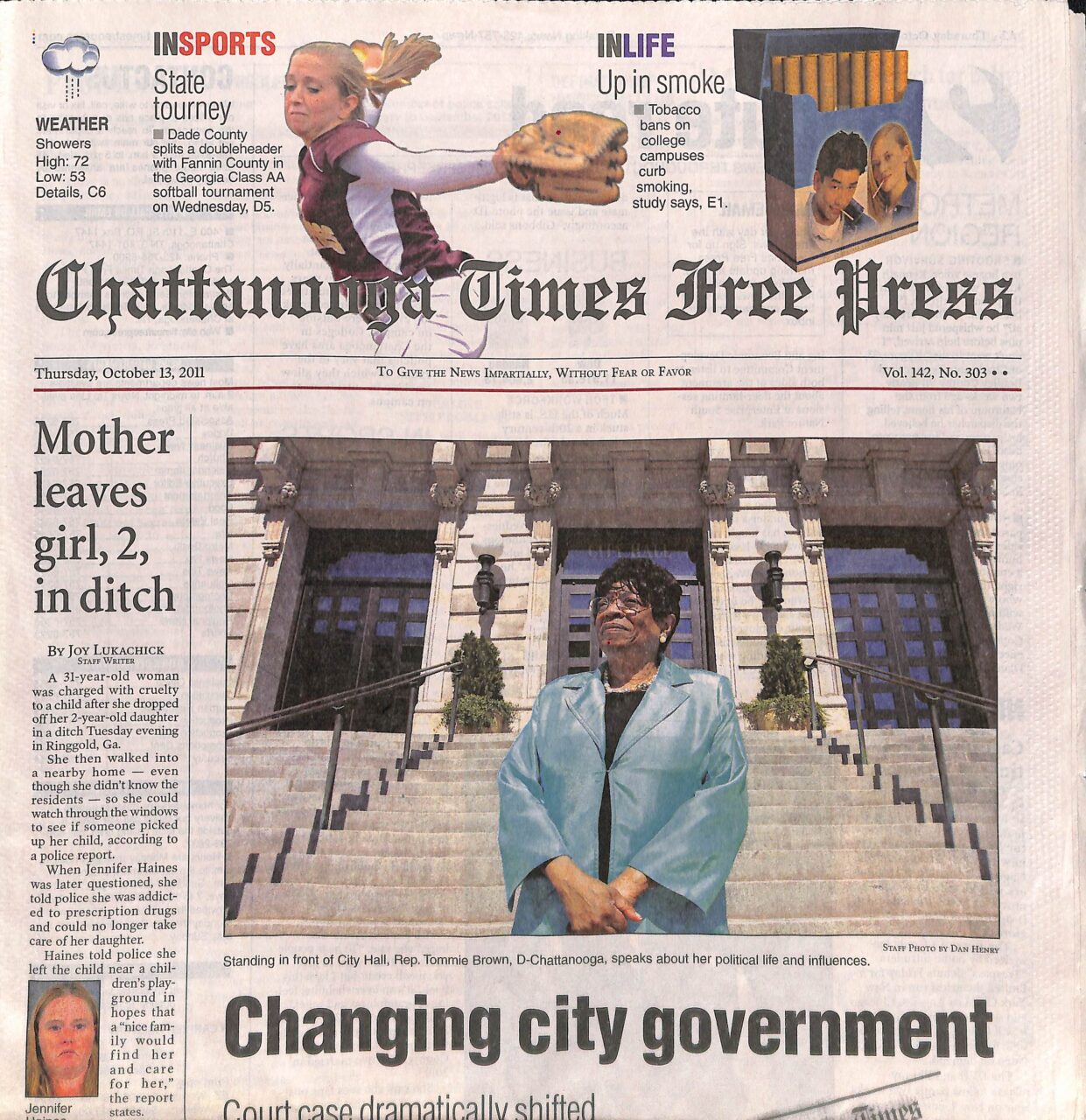 Chattanooga Times Free Press, 2011-10-13_Page_1