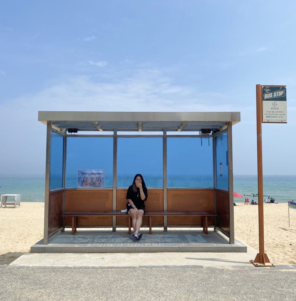 Jumunjin Beach in Gangneung, South Korea