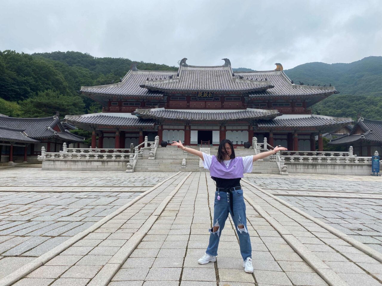 Emma Sprayberry at Yongin Daejanggeum Park in Yogin, South Korea. Sprayberry studied in Korea during summer 2021. 