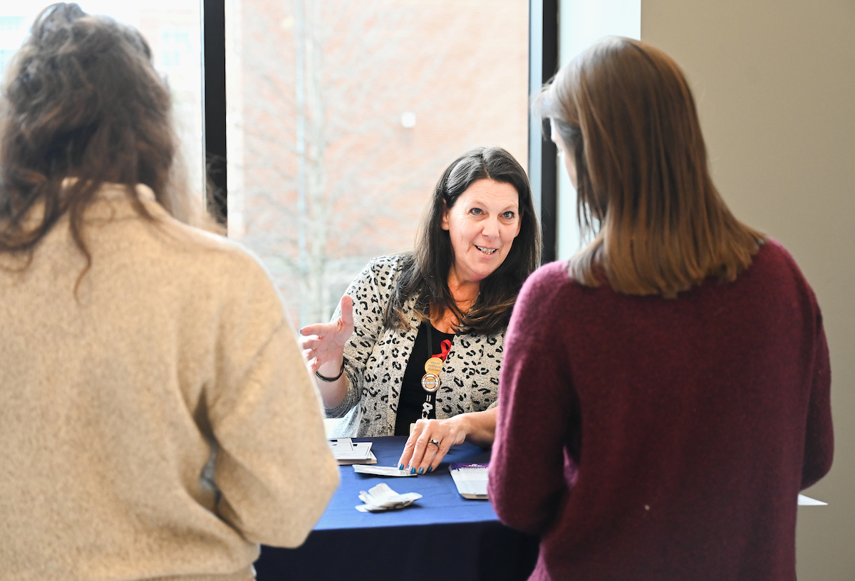 Students, faculty and staff attend the MCC and WAGE 15-year celebration Thursday, Feb. 29, 2024 in Lupton Hall.