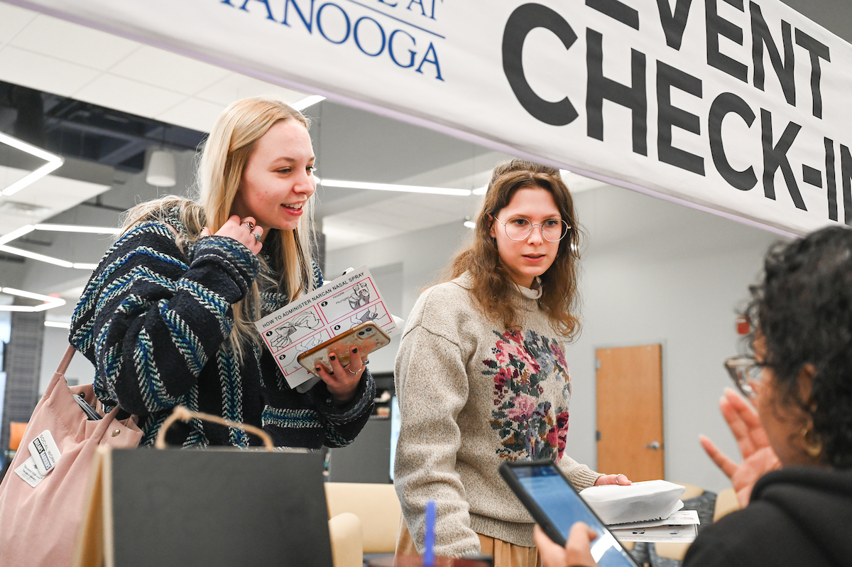 Students, faculty and staff attend the MCC and WAGE 15-year celebration Thursday, Feb. 29, 2024 in Lupton Hall.