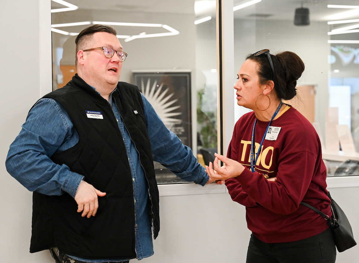Students, faculty and staff attend the MCC and WAGE 15-year celebration Thursday, Feb. 29, 2024 in Lupton Hall.