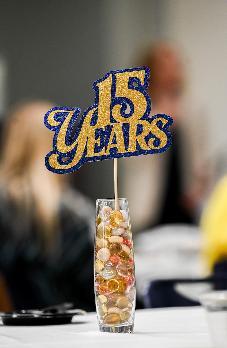 Students, faculty and staff attend the MCC and WAGE 15-year celebration Thursday, Feb. 29, 2024 in Lupton Hall.