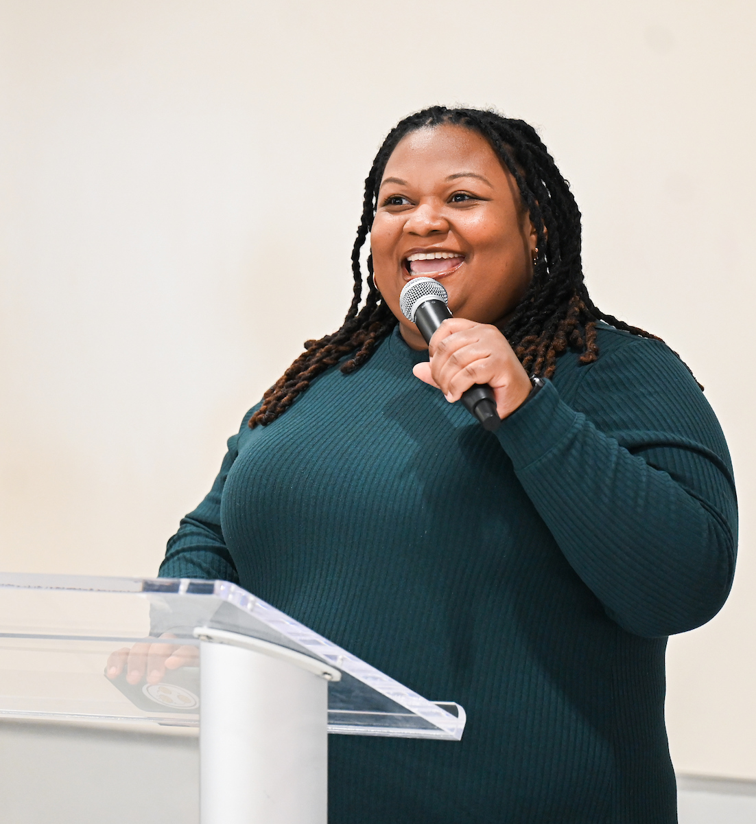 Students, faculty and staff attend the MCC and WAGE 15-year celebration Thursday, Feb. 29, 2024 in Lupton Hall.