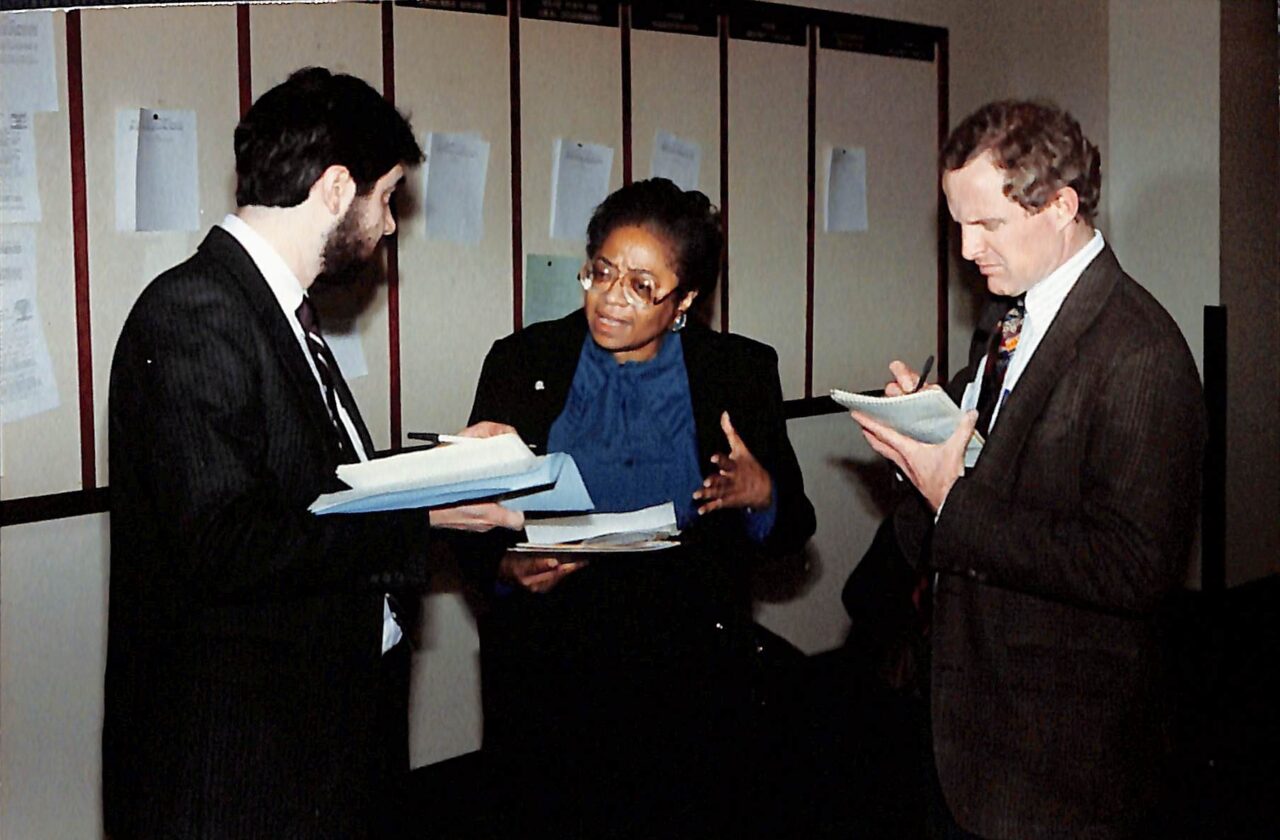 Tommie Brown with Other Legislators photograph