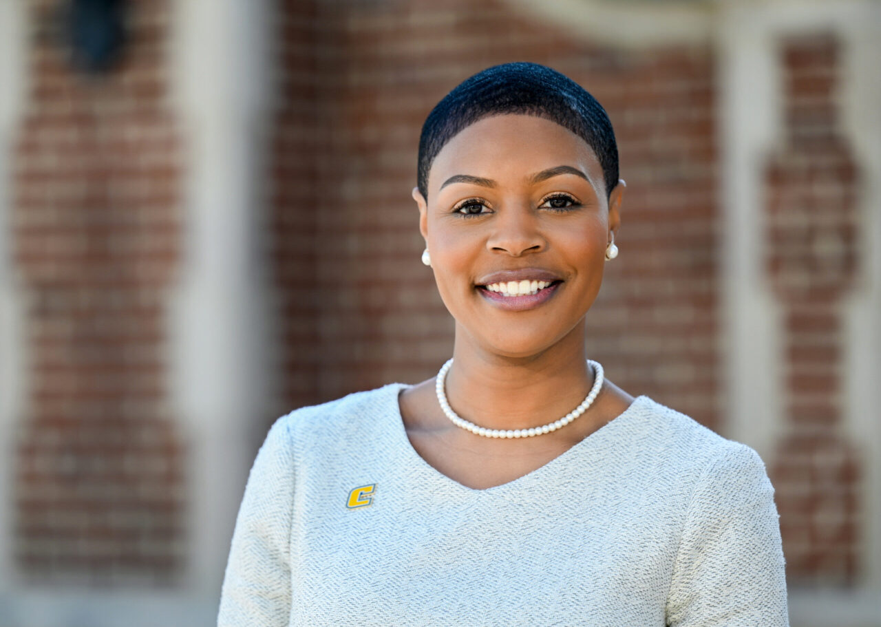 Vice Chancellor of Enrollment Management and Student Affairs Artanya Wesley came to UTC from the University of Wisconsin-Whitewater, where she had served as vice chancellor for student affairs since 2019. Photo by Angela Foster.
