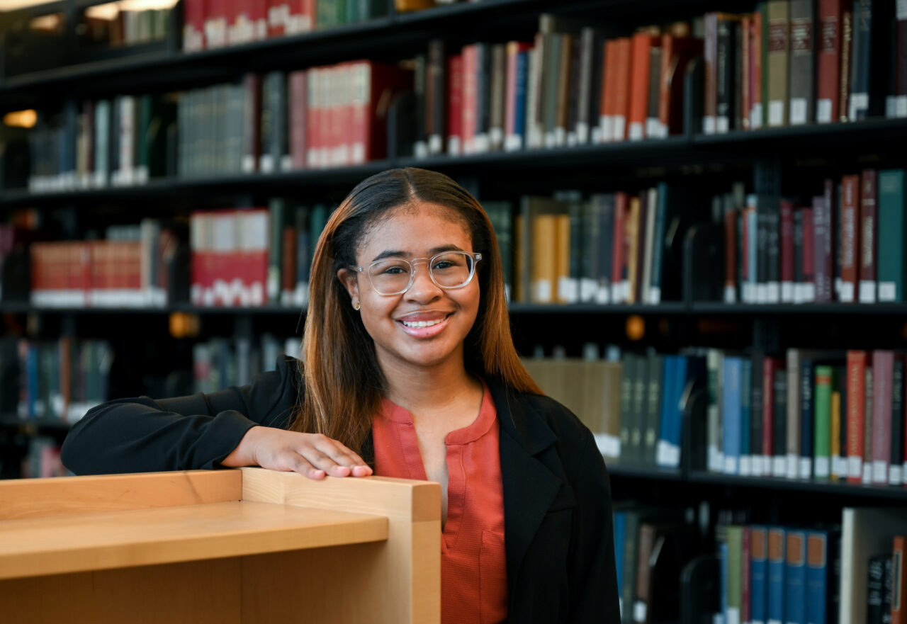 UTC junior Devyn Johnson is pursuing a bachelor’s degree in political science and public service with a concentration in public administration and nonprofit management. Photo by Angela Foster.