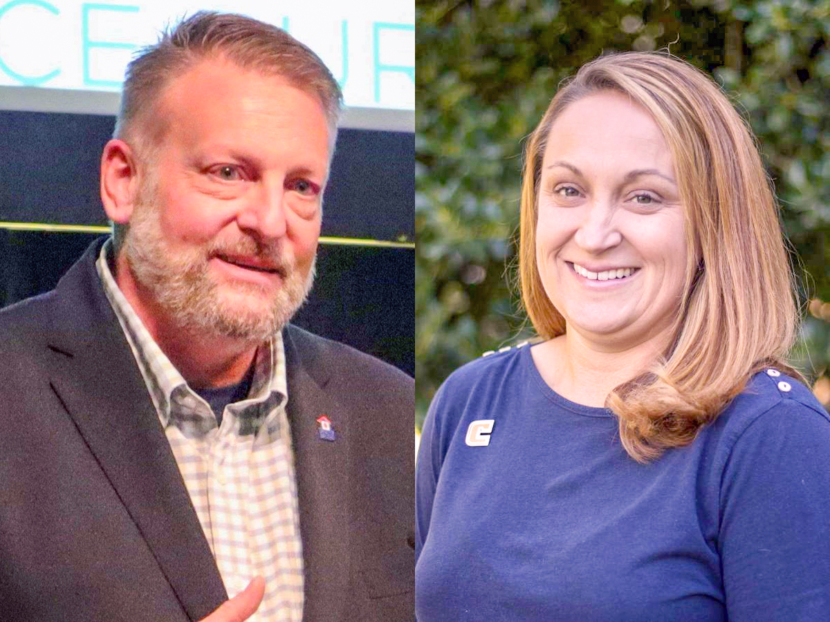 Dr. Allen Pratt, left, and Dr. Kim Wingate
