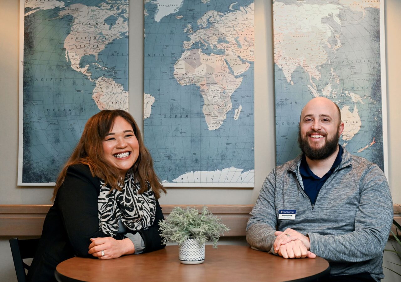 UTC Veteran and Military Affairs is led by Director Sylvana Matthews and Associate Director Robert Dorsett. Photo by Angela Foster.