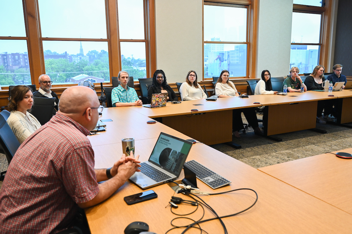 Students in Dr. Chris Acuff's Innovation Lab made policy recommendations for affordable housing to Chattanooga city officials.