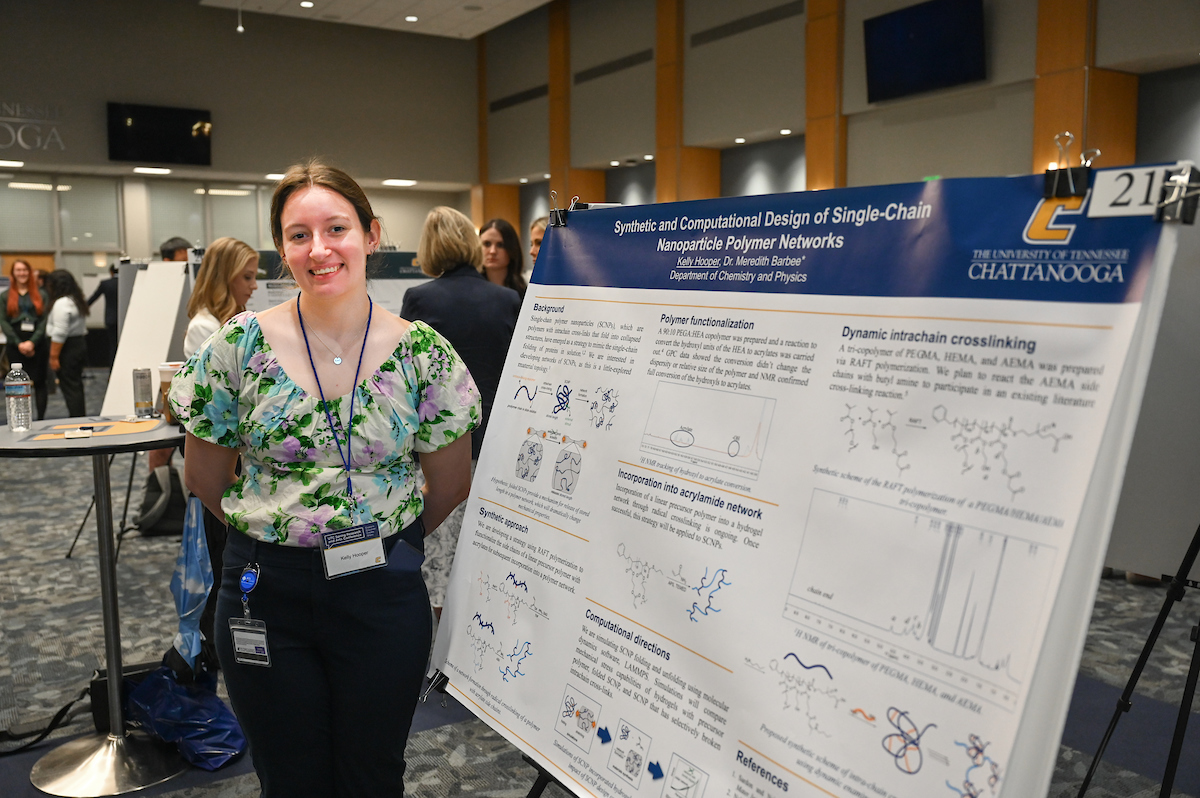 Students present their findings during the Spring Research and Arts Conference, Wednesday, April 10, 2024 in the University Center.