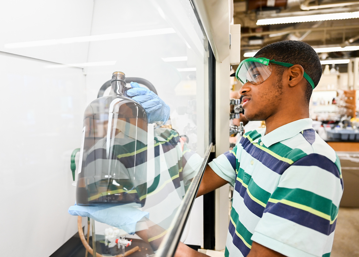 “I was always fascinated by the human body and ways to improve it,” Nehemiah Antoine said, “so I wanted to tailor my love for medicine along with my love for chemistry.