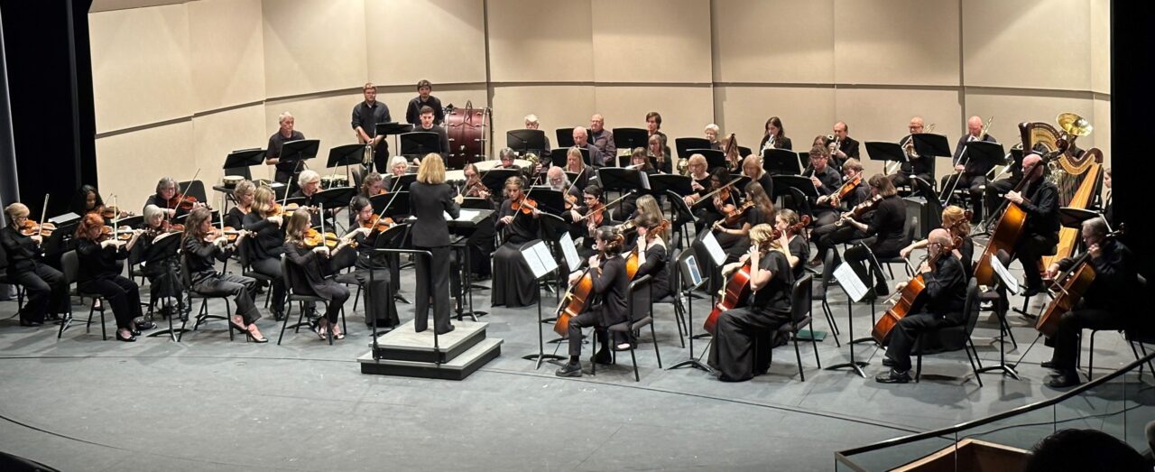 The UTC Symphony Orchestra is led by conductor Sandy Morris.