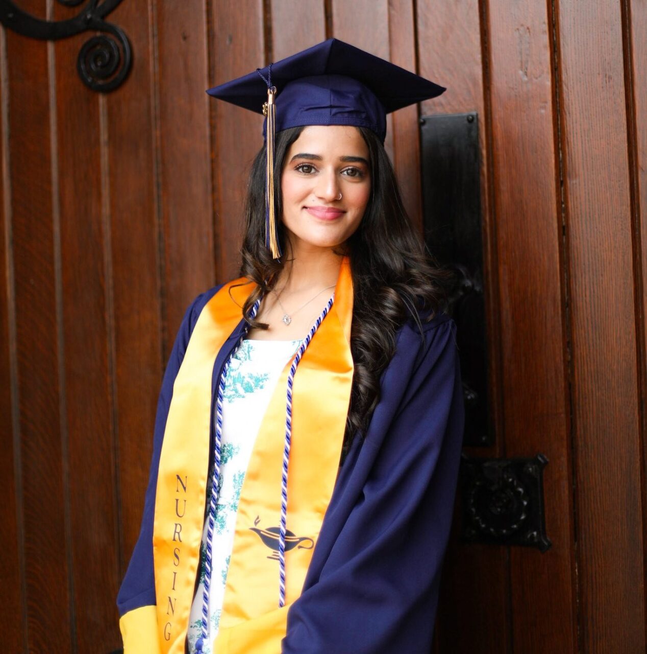 NICU nurse Fatima Sheikh, the recipient of a Richard Brown Inclusiveness Access Scholarship during her time at UTC, graduated from the University in December 2023 (photo courtesy of Fatima Sheikh).