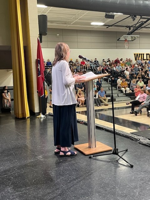 Lauren Ingraham and Rebecca Shortridge participated in the Hixson Middle School event