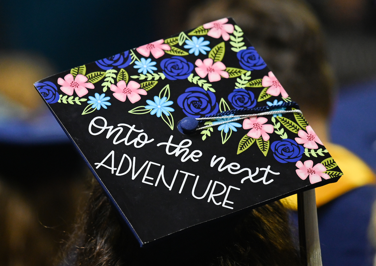 Students participate in the second of two undergraduate school commencement ceremonies, Saturday, May 4, 2024 in McKenzie Arena at the University of Tennessee at Chattanooga.