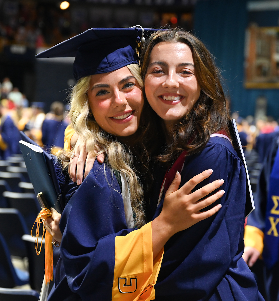 Students participate in the second of two undergraduate school commencement ceremonies, Saturday, May 4, 2024 in McKenzie Arena at the University of Tennessee at Chattanooga.
