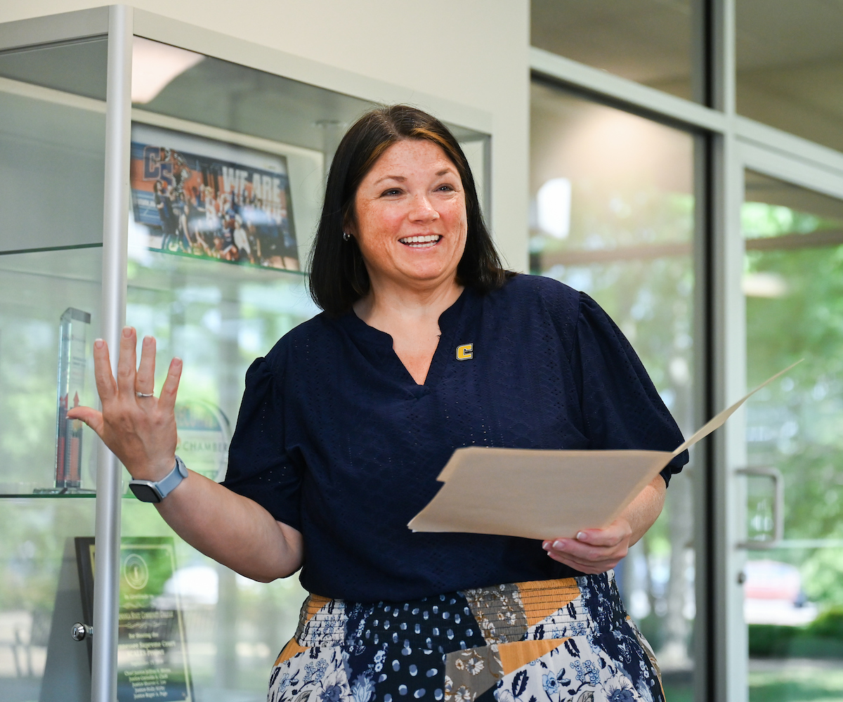 Biology, Geology and Environmental Science Department Head Gretchen Potts
