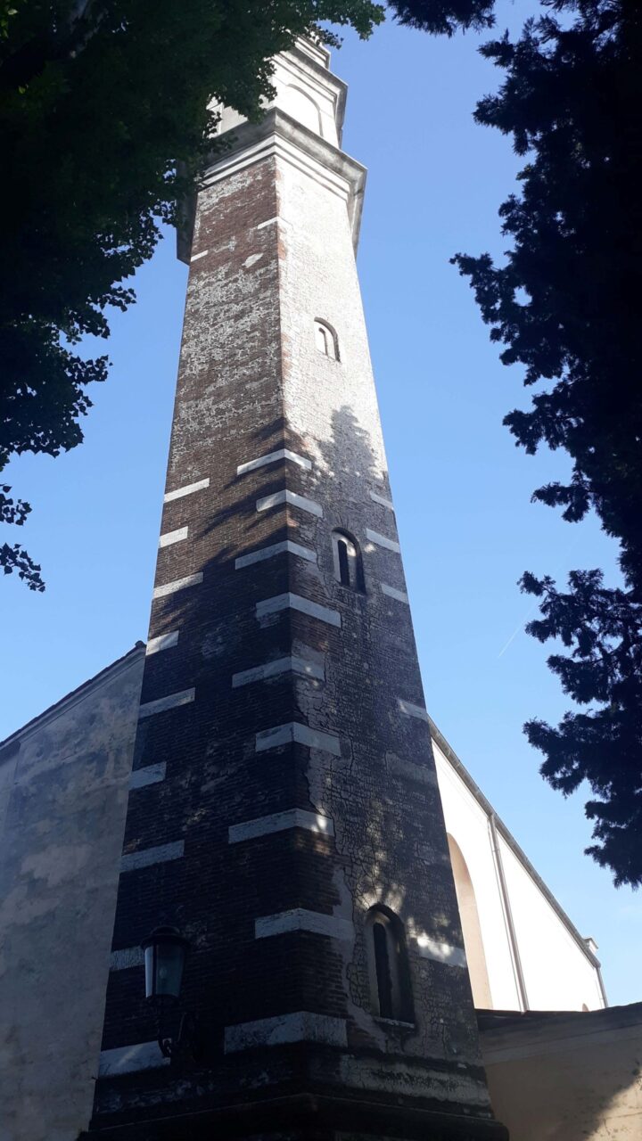 John Dos Passos was billeted at the Villa Ca' Erizzo. This picture is taken from the top of the villa's bell tower, where Dos Passos would observe the fighting in the mountains and write in his diary.
