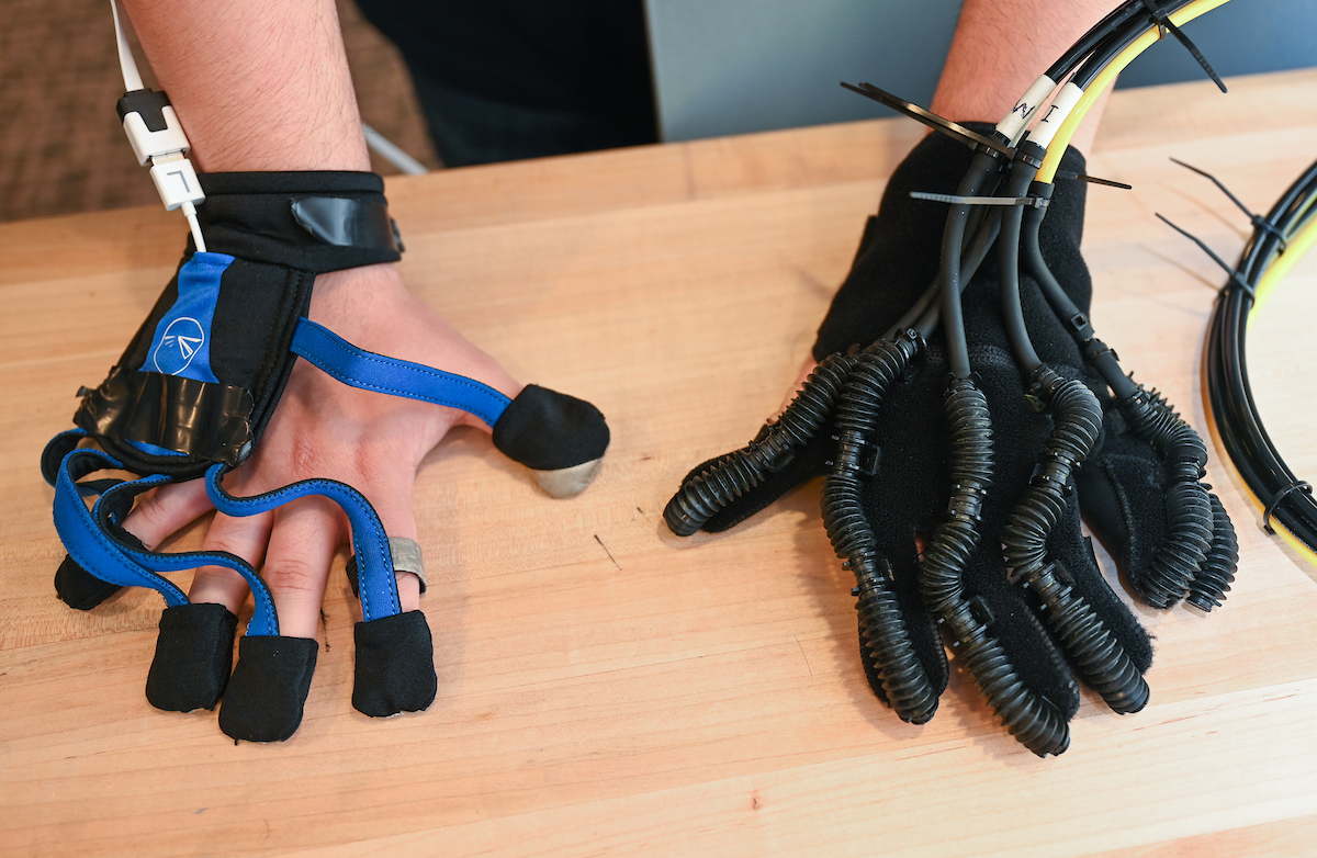 Juan Pena lends a hand through his research on this rehabilitation system.