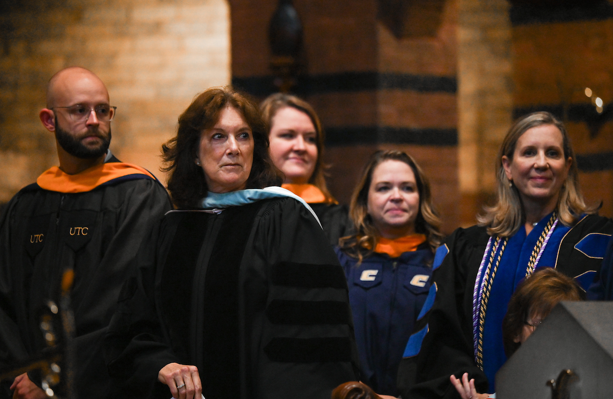 The first cohort of the Advanced BSN program attend their pinning ceremony Thursday, Aug. 8, 2024 at St. Paul’s Episcopal Church.