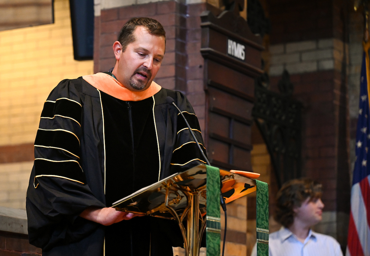 The first cohort of the Advanced BSN program attend their pinning ceremony Thursday, Aug. 8, 2024 at St. Paul’s Episcopal Church.
