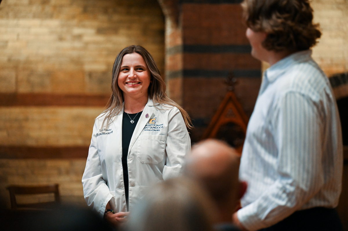 The first cohort of the Advanced BSN program attend their pinning ceremony Thursday, Aug. 8, 2024 at St. Paul’s Episcopal Church.