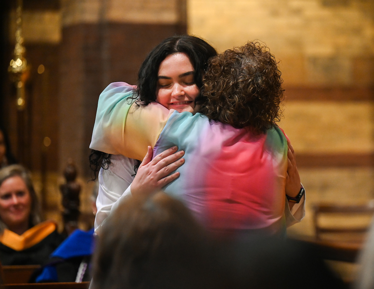 The first cohort of the Advanced BSN program attend their pinning ceremony Thursday, Aug. 8, 2024 at St. Paul’s Episcopal Church.