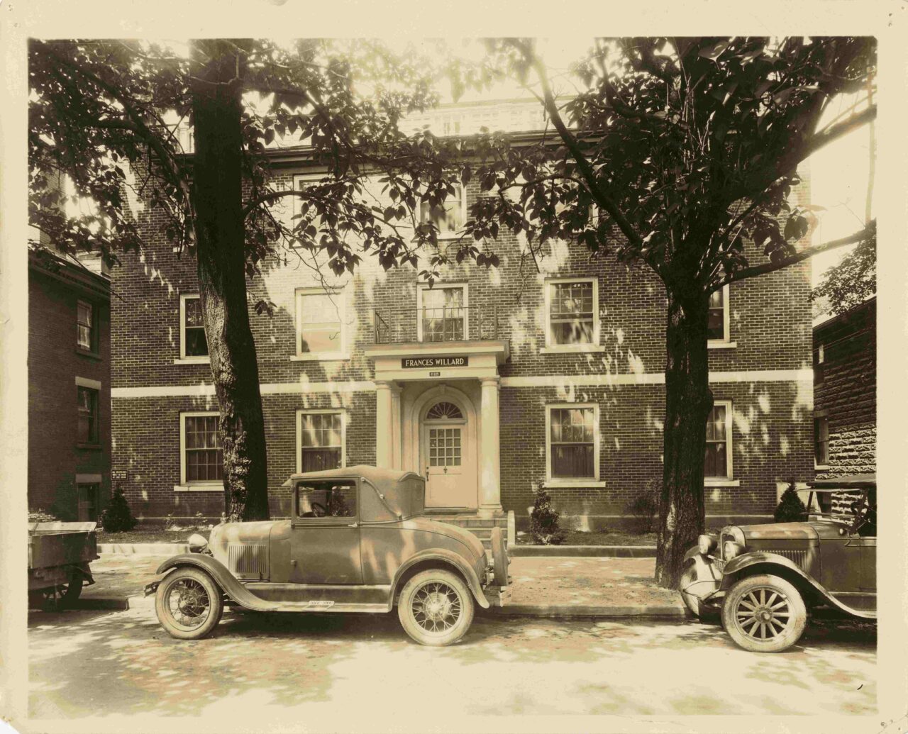 The Frances Willard Home, as shown in 1928. Photo courtesy of University of Tennessee at Chattanooga Special Collections.
